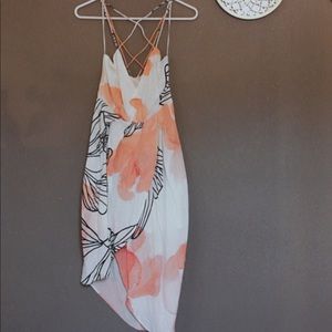 Strappy floral dress